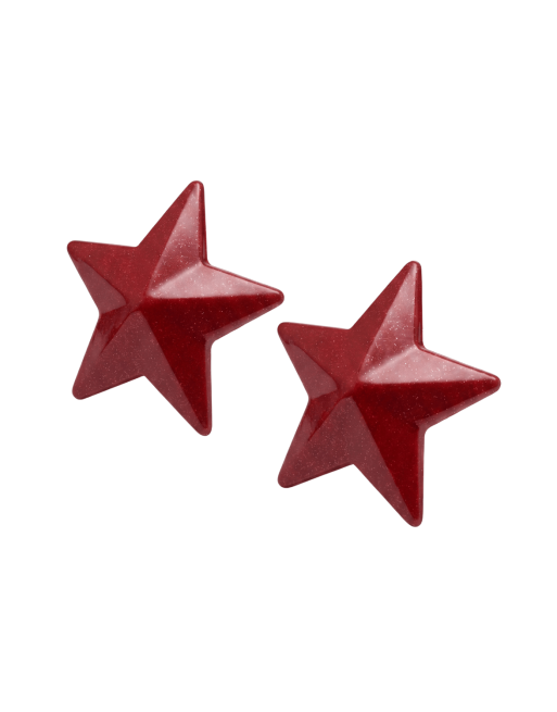 Nipple Métal rouge Cache tétons d'étoile - 202000107