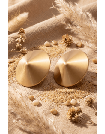 Nipple Métal doré Cache tétons cône - 201600104