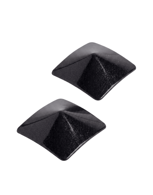 Nipple Métal noir Cache tétons carré - 202400105