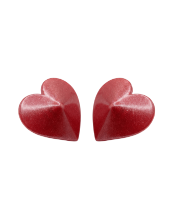 Nipple Métal rouge Cache tétons cœur - 202000106
