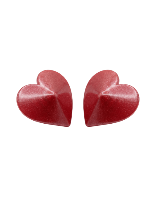 Nipple Métal rouge Cache tétons cœur - 202000106
