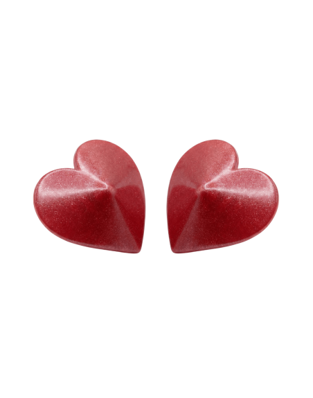 Nipple Métal rouge Cache tétons cœur - 202000106