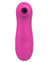 Stimulateur de clitoris par vibrations sur membrane rechargeable USB rose 10 Vitesses De Voyage - ZK003CPNK