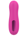 Stimulateur de clitoris par vibrations sur membrane rechargeable USB rose 10 Vitesses De Voyage - ZK003CPNK