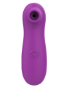 Vibromasseur par vibrations sur membrane rechargeable USB violet 10 vitesses de voyage - ZK003CPUR