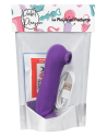 Vibromasseur par vibrations sur membrane rechargeable USB violet 10 vitesses de voyage - ZK003CPUR