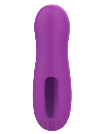 Vibromasseur par vibrations sur membrane rechargeable USB violet 10 vitesses de voyage - ZK003CPUR