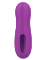 Vibromasseur par vibrations sur membrane rechargeable USB violet 10 vitesses de voyage - ZK003CPUR