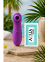 Vibromasseur par vibrations sur membrane rechargeable USB violet 10 vitesses de voyage - ZK003CPUR