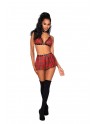 Costume écolière avec mini-jupe et soutien-gorge - DG12503COS