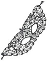 Masque souple dentelle 