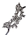 Masque souple dentelle noire