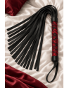 Fouet rouge et noir motif japonais 45 cm - Dreamy Festish
