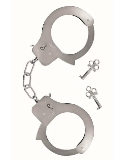 Menottes pour poignet en métal avec 2 clefs pour utilisateurs confirmés 