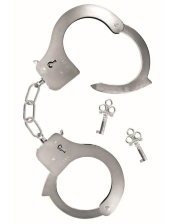Menottes pour poignet en métal avec 2 clefs pour utilisateurs confirmés 