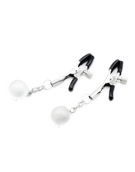 Pinces à seins réglables avec bijoux 