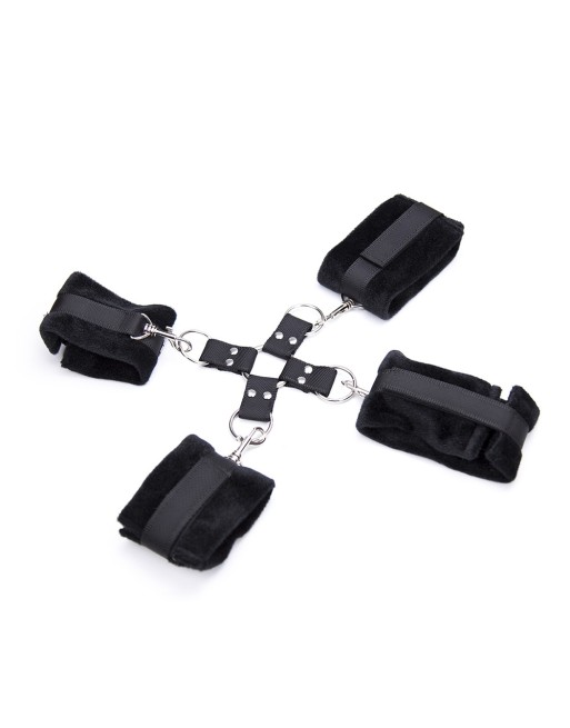 Menottes attache en croix pour mains et pieds Dreamy Fetish 