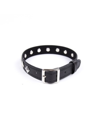 Collier réglable avec déco en métal 