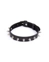 Collier réglable avec rivets en métal 