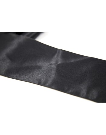 Bandeau noir satinée 