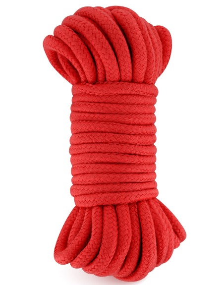 Corde de bondage shibari rouge 10M 