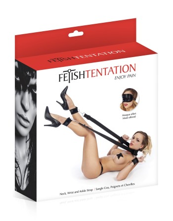 Sangle d'immobilisation menottes poignets chevilles 