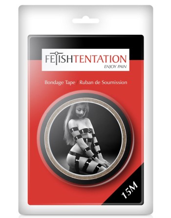 Tape ruban bdsm noir 
