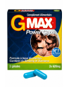 G-MAX Power Caps Boite de 2 gélules – Vitalité  Bien-Être Masculin Complément alimentaire