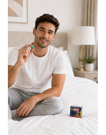 G-MAX Power Caps Boite de 2 gélules – Vitalité  Bien-Être Masculin Complément alimentaire
