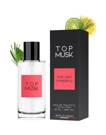 TOP MUSK Eau de Toilette de Séduction pour Homme 50 ml - RUF