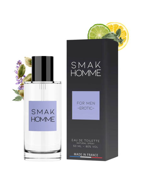 SMAK HOMME Eau de Toilette de Séduction pour Homme 50 ml - RUF