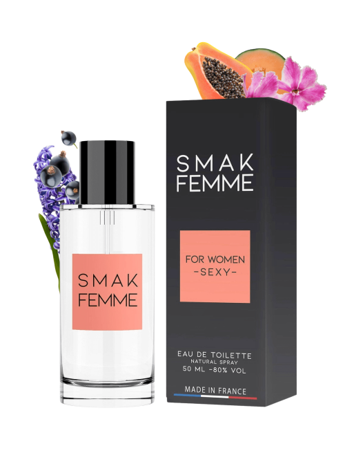 SMAK FEMME Eau de Toilette de Séduction pour Femme 50 ml - RUF