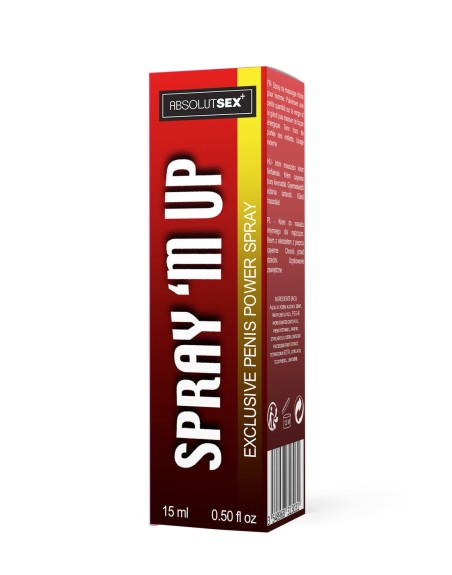 SPRAY M'UP ÉRECTION Spray de Massage Intime pour Homme 15 ml - RUF