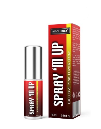 SPRAY M'UP ÉRECTION Spray de Massage Intime pour Homme 15 ml - RUF