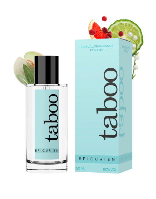 TABOO ÉPICURIEN Eau de Toilette de Séduction pour Homme 50ml - RUF