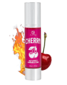 2 en 1 Lubrifiant et huile de massage cerise chauffant