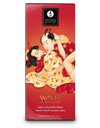 Spray pour plaisir oral saveur vin pétillant à la fraise 20 ml - Shunga
