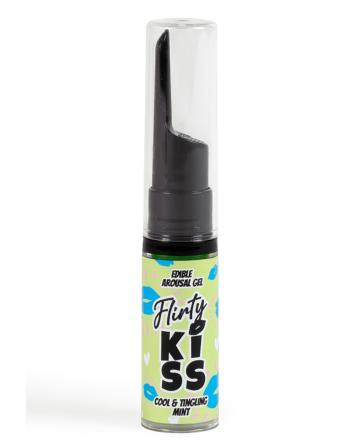 Gels pour Sexe Oral Fraise  Menthe  Flirty Kiss 2×8 gr Secret Play