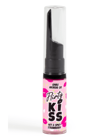 Gels pour Sexe Oral Fraise  Menthe  Flirty Kiss 2×8 gr Secret Play