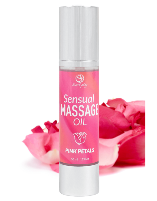 Huile de massage pétales de roses 50 ml Secret Play