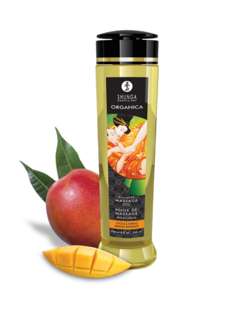 Huile de Massage Organica Mangue Enivrante 240 ml Shunga