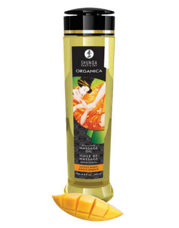 Huile de Massage Organica Mangue Enivrante 240 ml Shunga