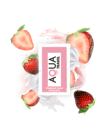 Dosette lubrifiant à base d'eau saveur fraise à la crème 6 ML 