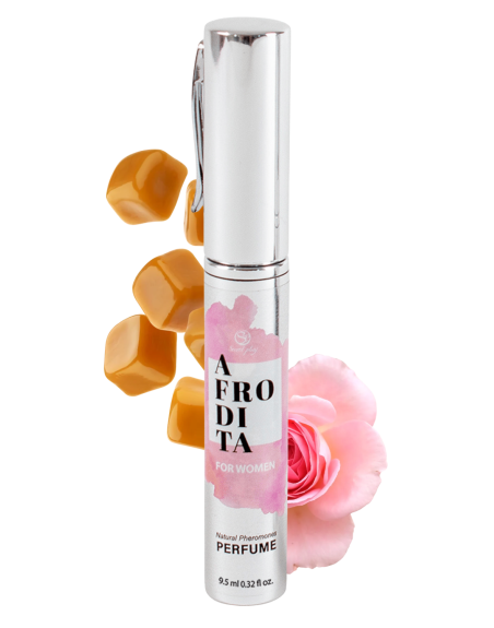Parfum aux phéromones pour femme AFRODITA, format voyage 9.5 ml