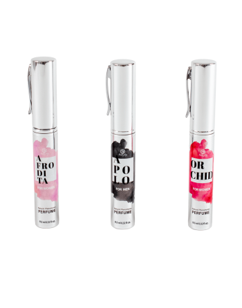 Parfum aux phéromones pour femme AFRODITA, format voyage 9.5 ml