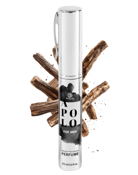 Parfum aux phéromones pour homme APOLO, format voyage 9.5 ml