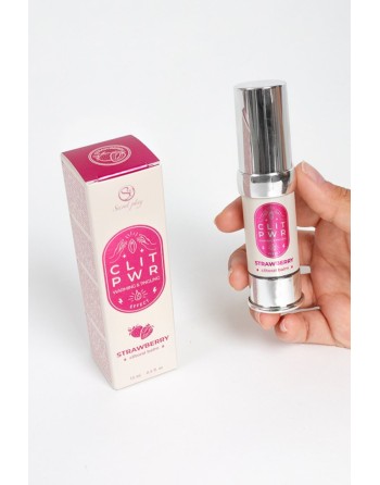 Baume stimulant chauffant pour clitoris Fraise 15ml