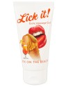 Lubrifiant et gel de massage végétalien comestible sex on the beach goût fruité  50ml 