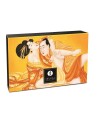 Mini Coffret poudre corporelle mangue et plumeau assorti