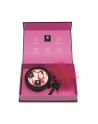 Mini Coffret poudre corporelle framboise et plumeau assorti